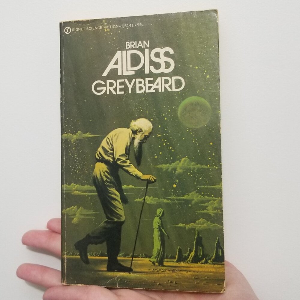 slow-acting apocalypse bk: Greybeard, VGUC 2nd printing paperback - Picture 1 of 6